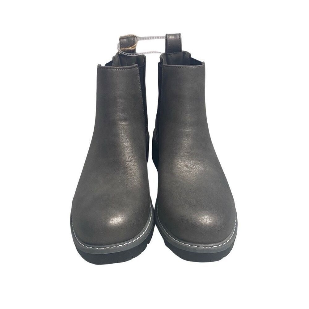 SEVEN7 Women’s Billie Platform Ankle Booties Size 9 New  Gray Slip On NO BOX‎
